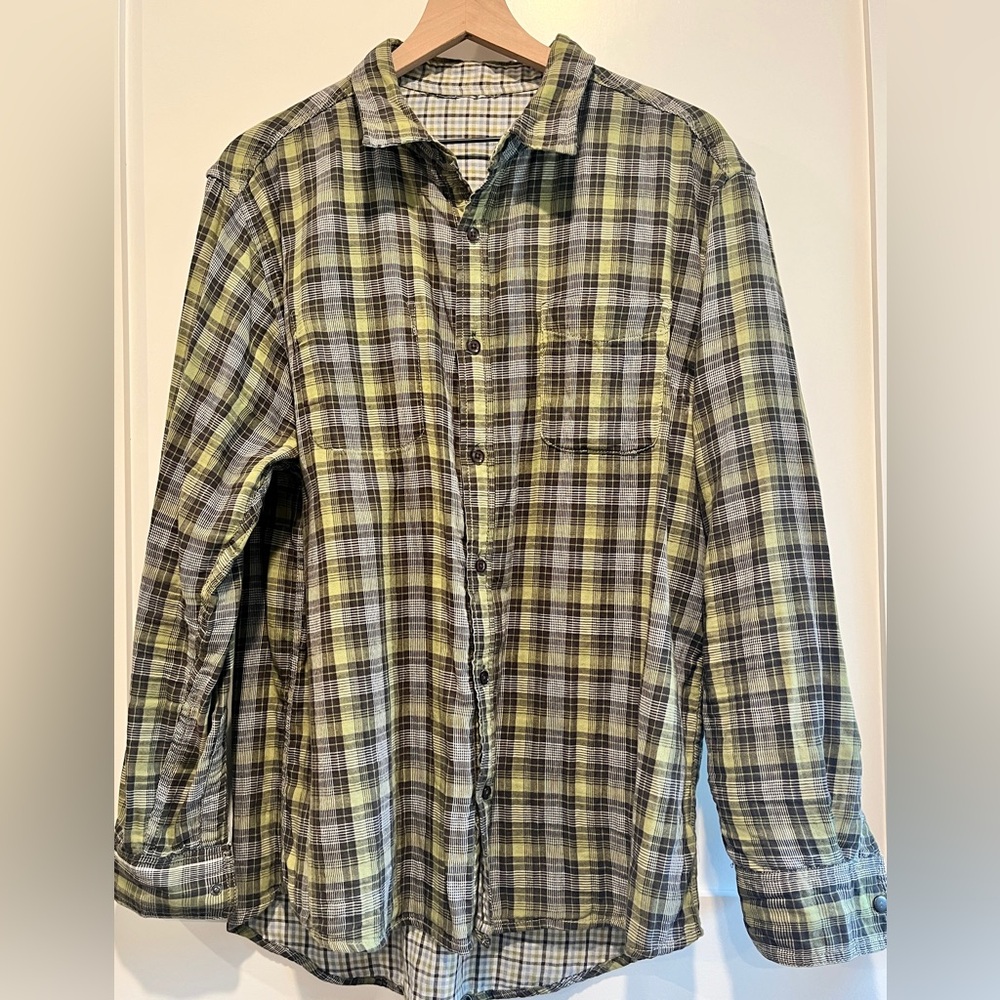 Reversible Multi Colored buttondown XL shirt